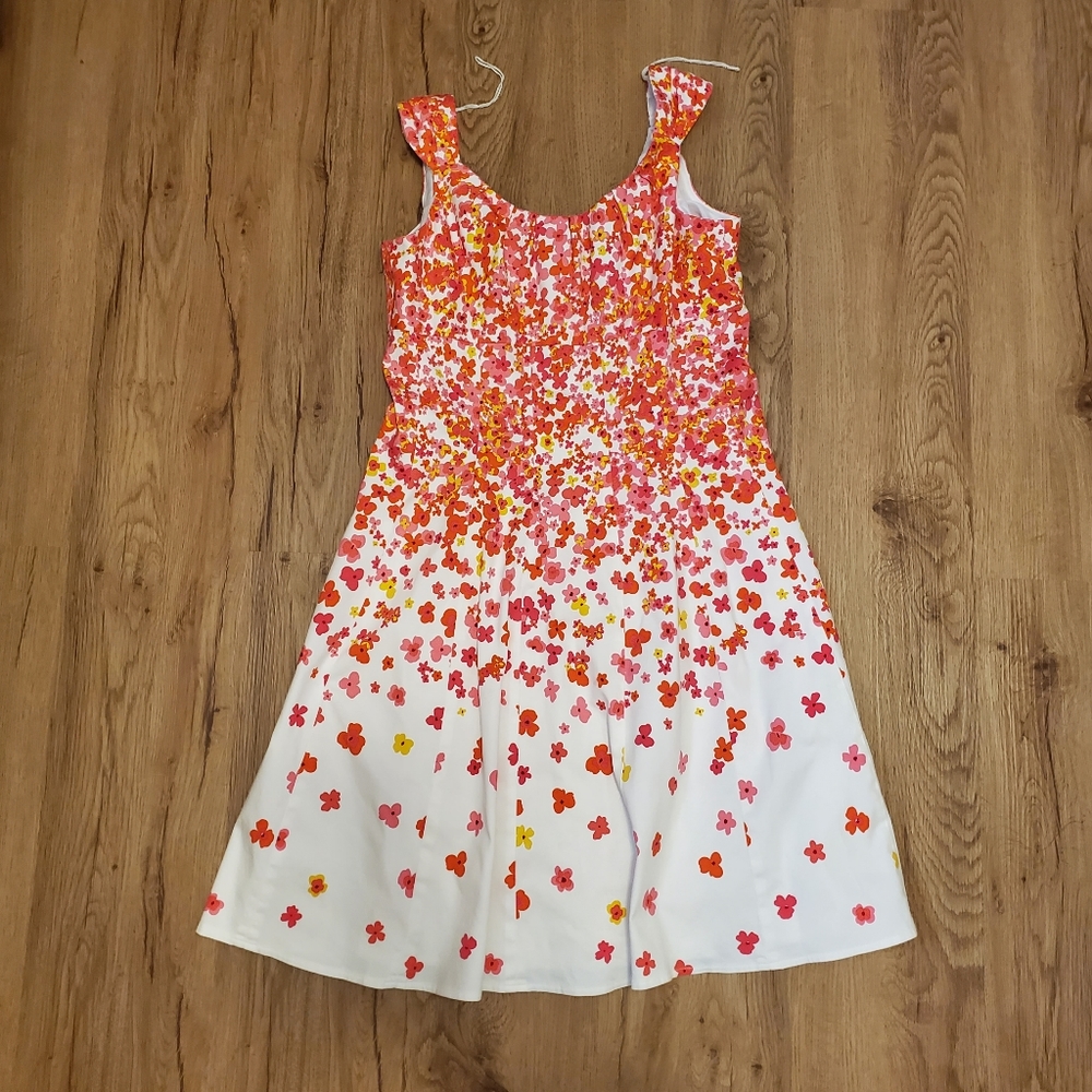Dressbarn Flower Dress Petite 10
